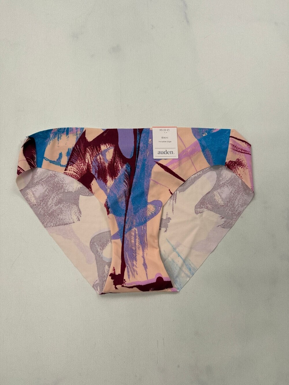 Auden Printed Brief Pink Modernist Statement Piece - Womens XS